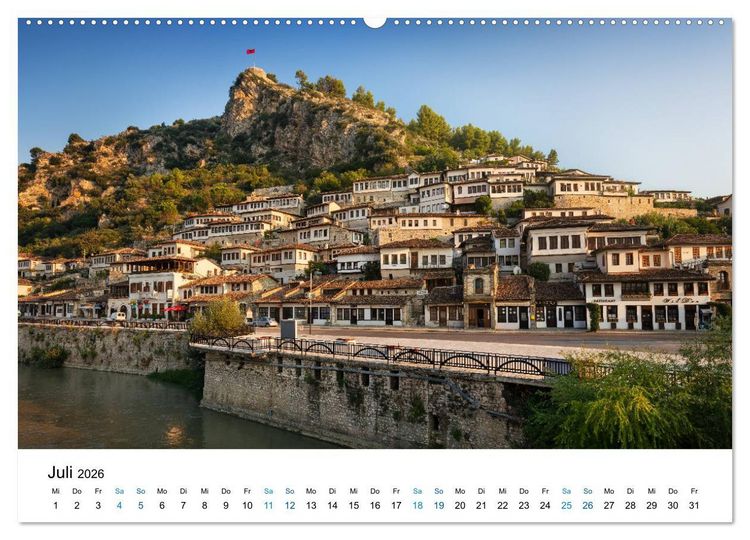 Produktbild: Albanien - Europas geheimes Paradies (hochwertiger Premium Wandkalender 2026 DIN A2 quer), Kunstdruck in Hochglanz