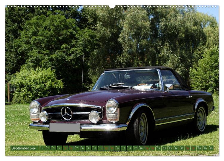 Produktbild: Oldtimer - Fahrzeuge die Geschichte schrieben (Wandkalender 2026 DIN A2 quer), CALVENDO Monatskalender