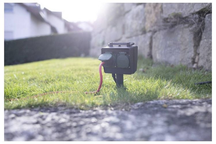 Produktbild: Brennenstuhl 1154440 Gartensteckdose 4fach Gr&uuml;n