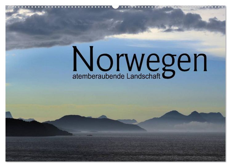 Produktbild: Norwegen atemberaubende Landschaft (Wandkalender 2026 DIN A2 quer), CALVENDO Monatskalender