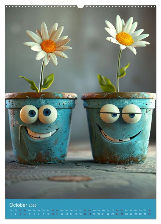 Produktbild: A Lot of Fun at home (Wall Calendar 2026 DIN A2 portrait), CALVENDO 12 Month Wall Calendar