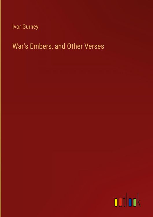 Produktbild: War's Embers, and Other Verses