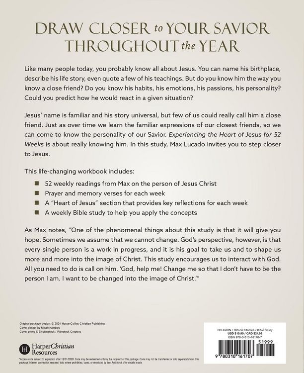 Produktbild: The Experiencing the Heart of Jesus for 52 Weeks Revised and Updated