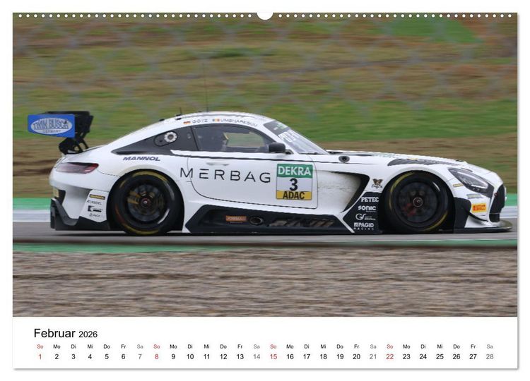 Produktbild: GT Masters (hochwertiger Premium Wandkalender 2026 DIN A2 quer), Kunstdruck in Hochglanz
