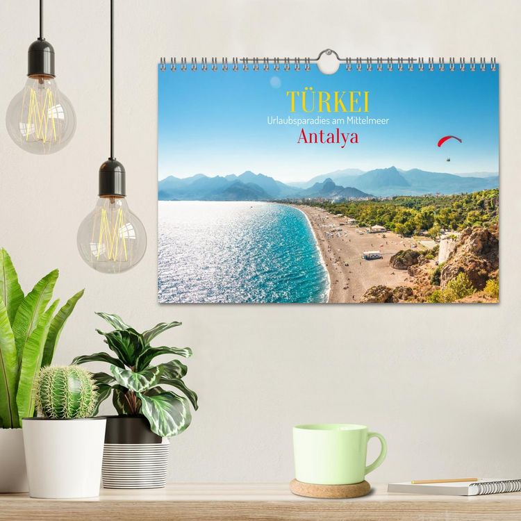 Produktbild: T&uuml;rkei, Antalya: Urlaubsparadies am Mittelmeer (Wandkalender 2026 DIN A4 quer), CALVENDO Monatskalender