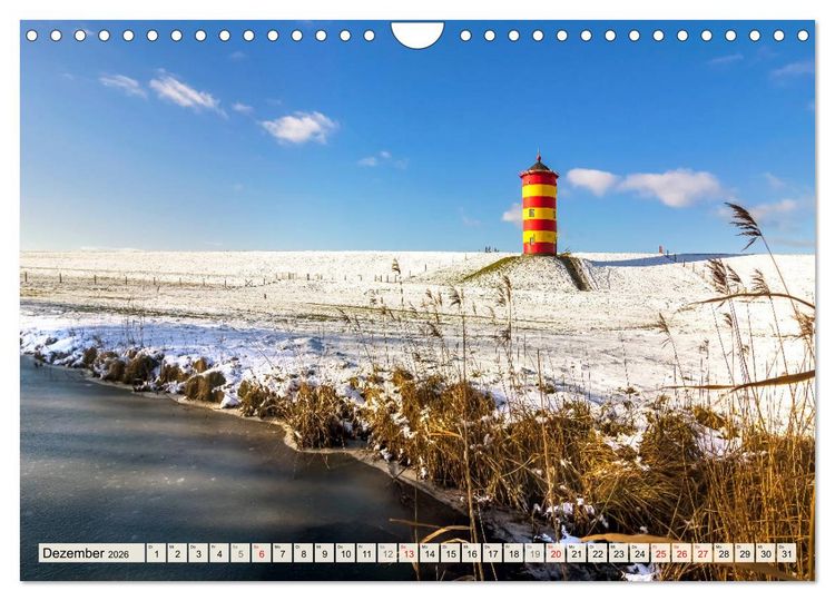 Produktbild: Der sch&ouml;ne Norden Deutschlands (Wandkalender 2026 DIN A4 quer), CALVENDO Monatskalender