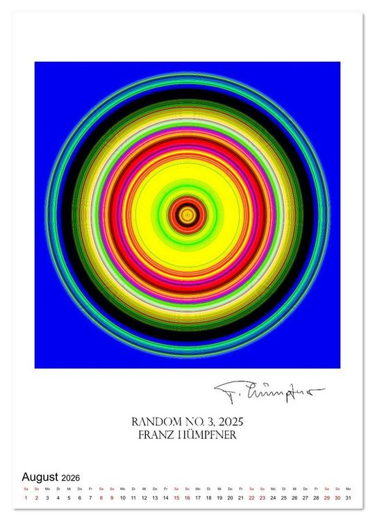 Produktbild: Mandala Artworks - Kunstkalender von Franz Huempfner (Wandkalender 2026 DIN A4 hoch), CALVENDO Monatskalender
