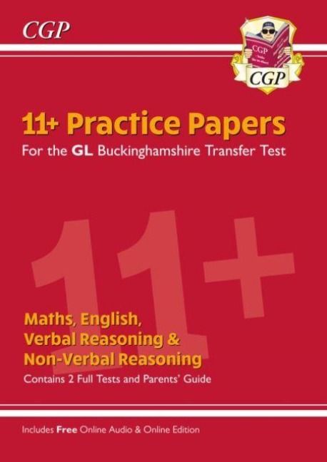 Produktbild: Buckinghamshire 11+ GL Practice Papers: Secondary Transfer Test (inc Parents' Guide & Online Ed)