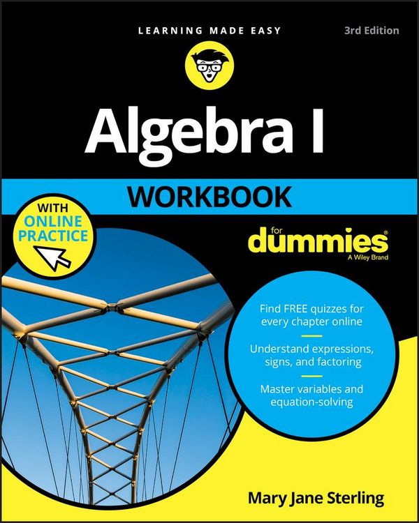 Produktbild: Algebra I Workbook For Dummies
