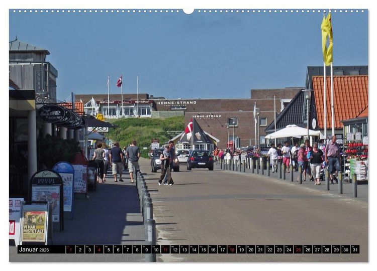 Produktbild: J&uuml;tland in D&auml;nemark - Von Henne Strand bis Blavand (Wandkalender 2026 DIN A2 quer), CALVENDO Monatskalender