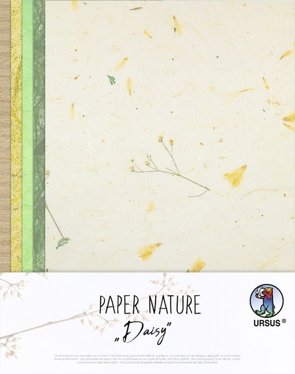 Produktbild: URSUS Spezialpapiere Paper Nature Daisy, 23 x 33 cm