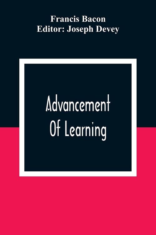 Produktbild: Advancement Of Learning
