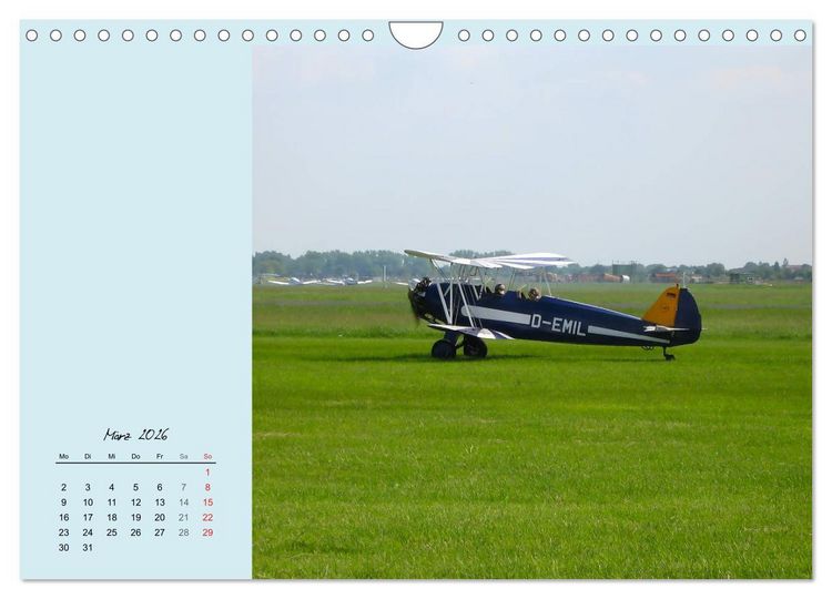 Produktbild: Sportliche Kunstflieger (Wandkalender 2026 DIN A4 quer), CALVENDO Monatskalender