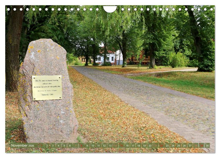 Produktbild: Brandenburg - Sch&ouml;ne Ausflugsziele n&ouml;rdlich von Berlin (Wandkalender 2026 DIN A4 quer), CALVENDO Monatskalender