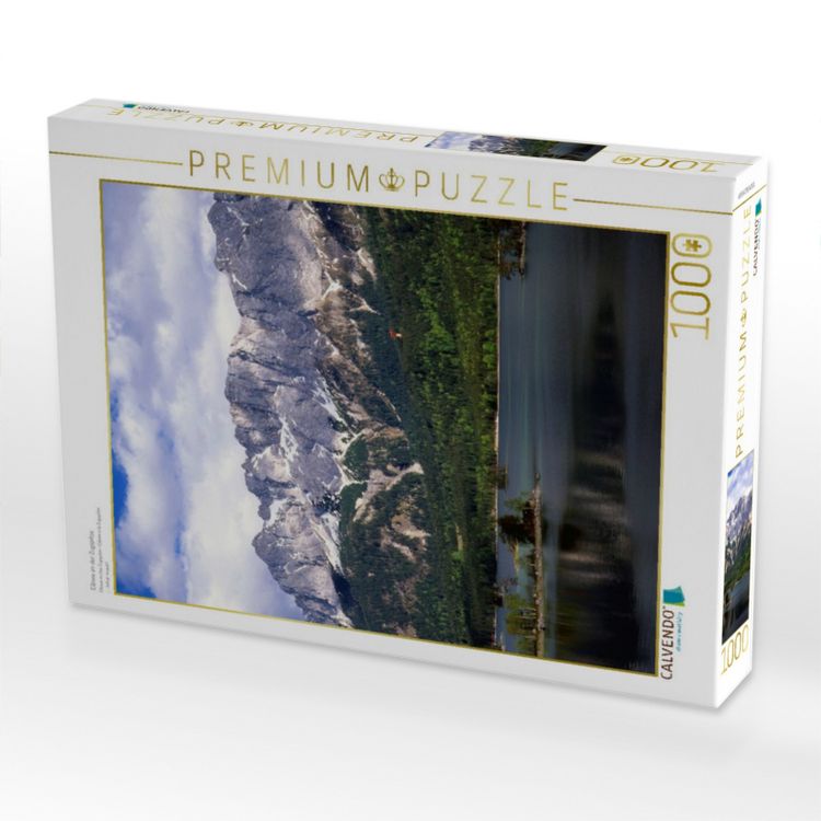 Produktbild: CALVENDO Puzzle Eibsee an der Zugspitze | 1000 Teile Lege-Gr&ouml;&szlig;e 64x48cm Foto-Puzzle f&uuml;r gl&uuml;ckliche Stunden