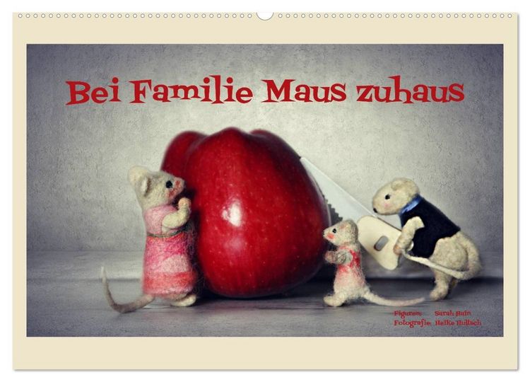 Produktbild: Bei Familie Maus zuhaus (Wandkalender 2027 DIN A2 quer), CALVENDO Monatskalender