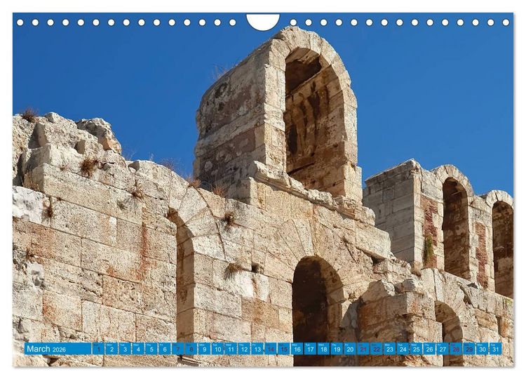Produktbild: Athens My Love (Wall Calendar 2026 DIN A4 landscape), CALVENDO 12 Month Wall Calendar