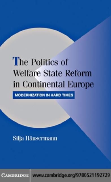 Produktbild: Politics of Welfare State Reform in Continental Europe