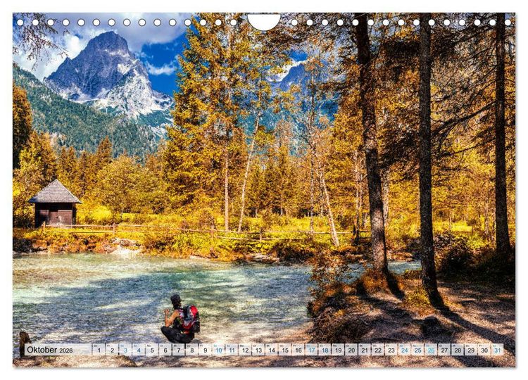 Produktbild: &Ouml;sterreich Berg und See (Wandkalender 2026 DIN A4 quer), CALVENDO Monatskalender