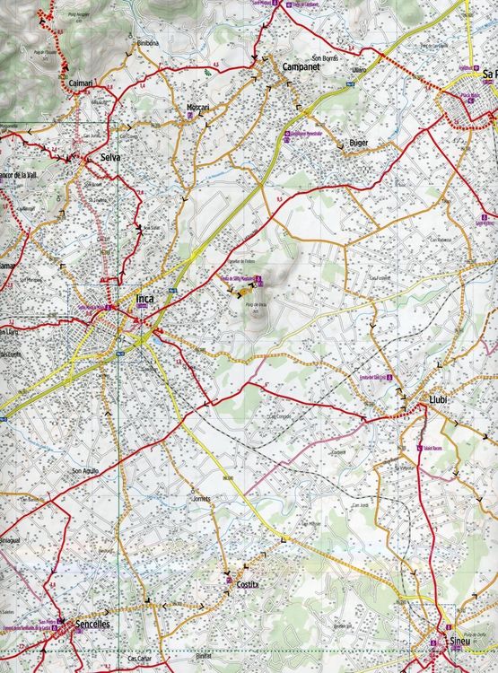 Produktbild: Bikeline Radkarte Mallorca Ost
