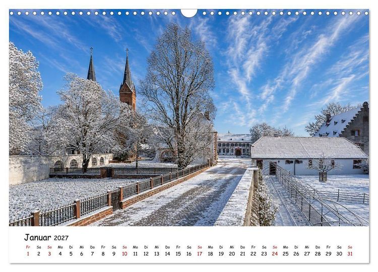 Produktbild: Rund um das Benediktinerkloster Seligenstadt (Wandkalender 2027 DIN A3 quer), CALVENDO Monatskalender