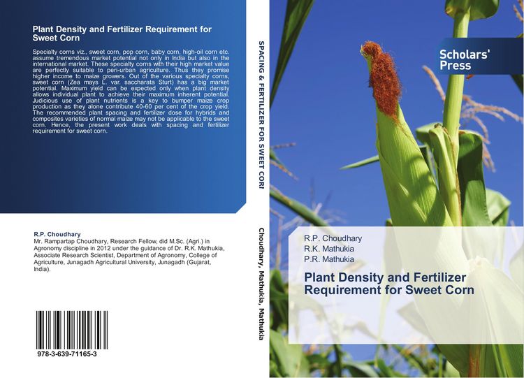 Produktbild: Plant Density and Fertilizer Requirement for Sweet Corn