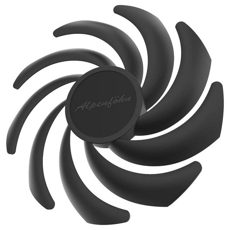 Produktbild: Alpenf&ouml;hn 120 Jetstream Slim PC-Geh&auml;use-L&uuml;fter Schwarz (B x H x T) 120 x 120 x 16 mm