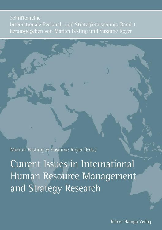 Produktbild: Current Issues in International Human Resource Management and Strategy Research