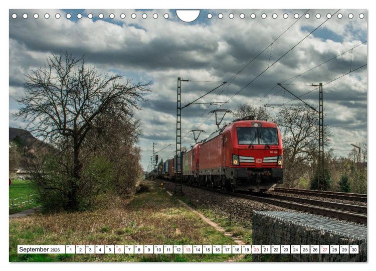 Produktbild: Eisenbahn an Rhein und Mosel 2026 (Wandkalender 2026 DIN A4 quer), CALVENDO Monatskalender