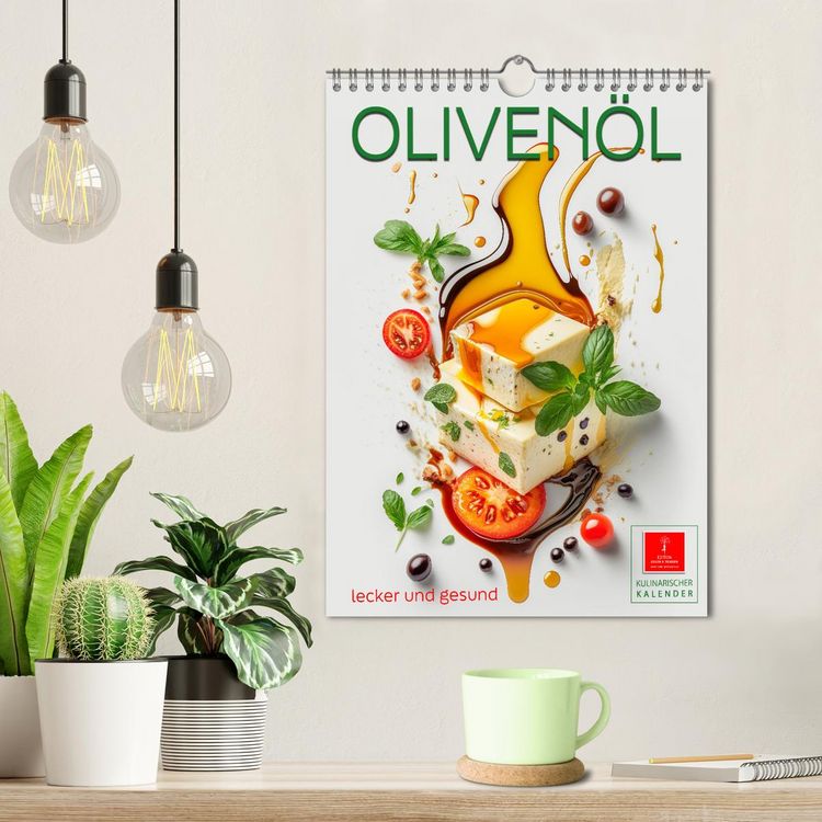 Produktbild: Oliven&ouml;l lecker und gesund (Wandkalender 2026 DIN A4 hoch), CALVENDO Monatskalender