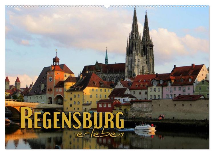 Produktbild: Regensburg erleben (Wandkalender 2026 DIN A2 quer), CALVENDO Monatskalender