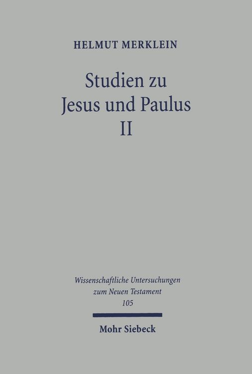 Produktbild: Studien zu Jesus und Paulus II