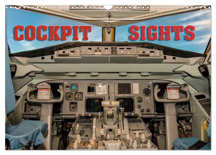 Produktbild: Cockpit sights (Wall Calendar 2026 DIN A3 landscape), CALVENDO 12 Month Wall Calendar