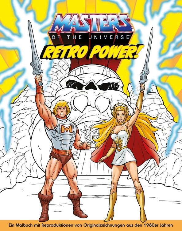 Produktbild: Masters of the Universe: Retro Power! Malbuch