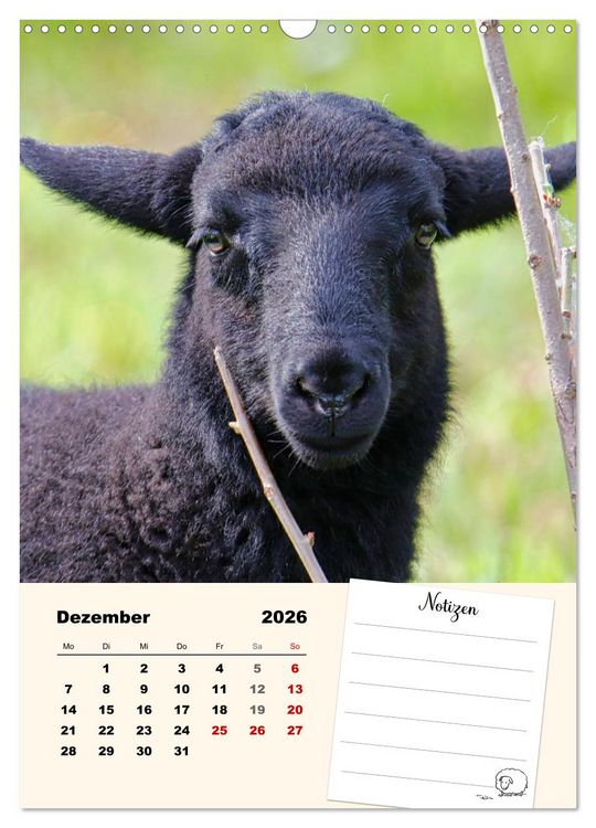 Produktbild: L&auml;mmergl&uuml;ck (Wandkalender 2026 DIN A3 hoch), CALVENDO Monatskalender