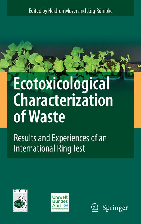 Produktbild: Ecotoxicological Characterization of Waste