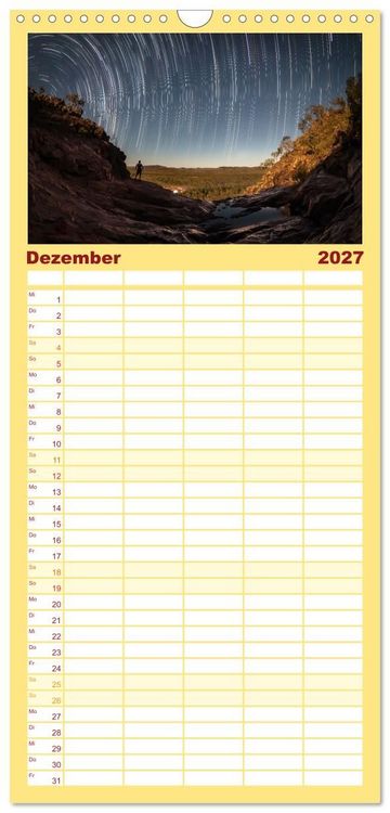 Produktbild: Familienplaner 2027 - Outback Australien mit 5 Spalten (Wandkalender, 21 x 45 cm) CALVENDO