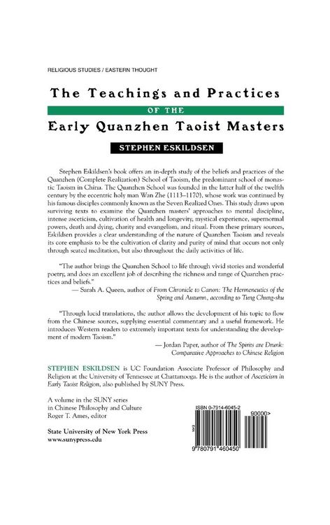 Produktbild: The Teachings and Practices of the Early Quanzhen Taoist Masters