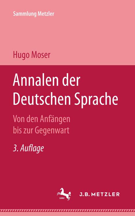 Produktbild: Annalen der deutschen Sprache