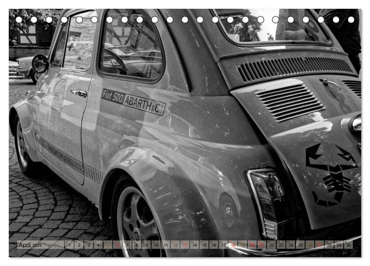 Produktbild: il Cinquecento - Details im Fokus - im Look eines legend&auml;ren Analogfilms (Tischkalender 2025 DIN A5 quer), CALVENDO Monatskalender