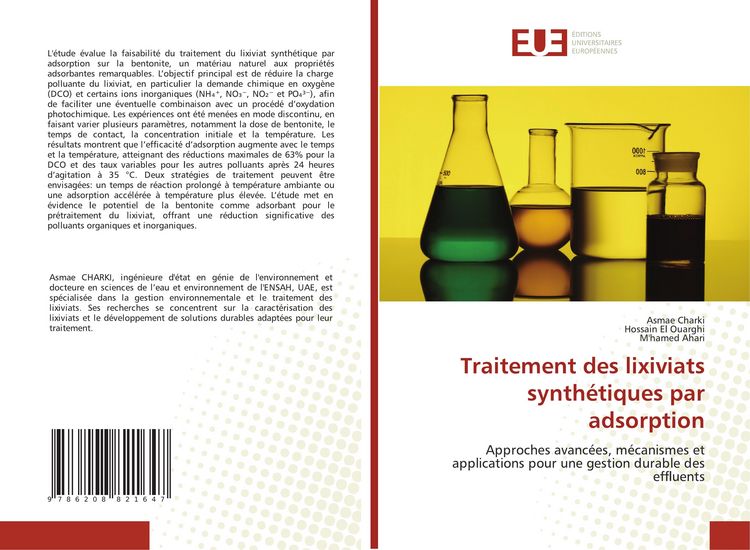 Produktbild: Traitement des lixiviats synth&eacute;tiques par adsorption