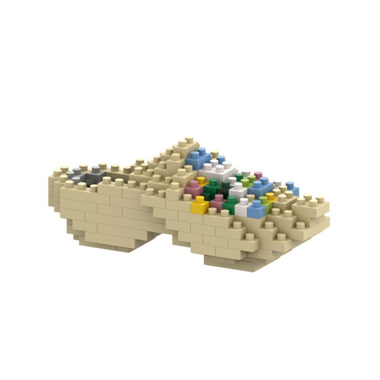 Produktbild: BRIXIES 200146 - Klompen, 3D Konstruktionsbausatz aus Ministeinen, 130 Teile