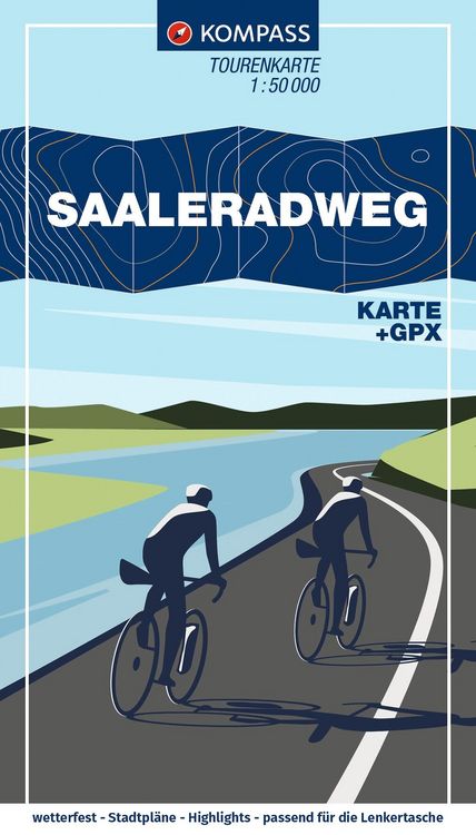 Produktbild: KOMPASS Fahrrad-Tourenkarte Saaleradweg - Von M&uuml;nchberg nach Sch&ouml;nebeck (Elbe) 1:50.000