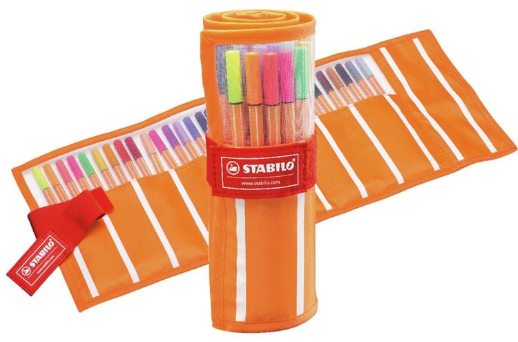 Produktbild: STABILO Fineliner -   point 88 - 30er Rollerset - mit 30 verschiedenen Farben