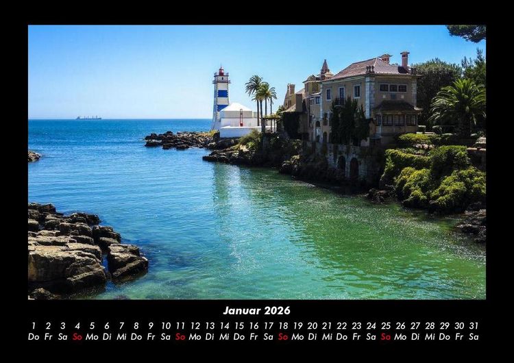 Produktbild: Lissabon 2026 Fotokalender DIN A3