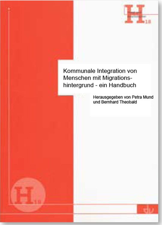 Produktbild: Kommunale Integration von Menschen mit Migrationshintergrund - ein Handbuch