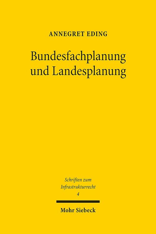 Bild vom Artikel Bundesfachplanung und Landesplanung vom Autor Annegret Eding