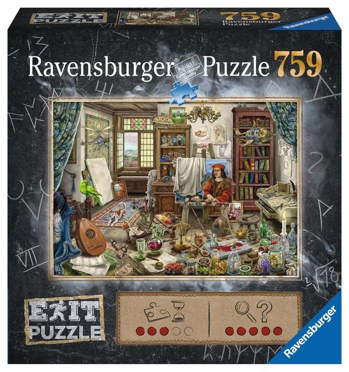 Produktbild: EXIT Puzzle Ravensburger Das K&uuml;nstleratelier 759 Teile