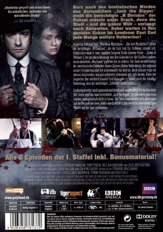 Produktbild: Ripper Street - Staffel 1 [3 DVDs]