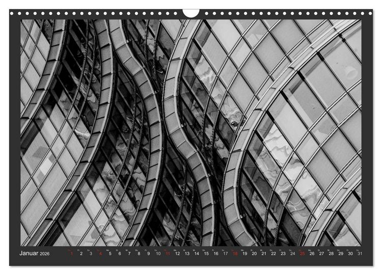 Produktbild: Architektur - Fassaden im Detail 2026 (Wandkalender 2026 DIN A3 quer), CALVENDO Monatskalender